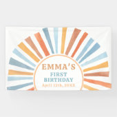 ボヘミアンサンステンド陶器の誕生日 横断幕 (横)