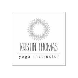 ボヘミアンサンマンダラパーソナライズされたラ ラバースタンプ