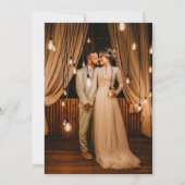 ボヘミアンサークルボーダー2写真結婚ズ 招待状 (裏面)