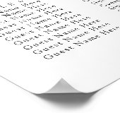 ボヘミアンシックテラコッタ結婚フローラ ポスター (角)