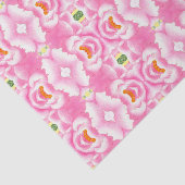 ボヘミアンシックピンク絞り染めパターンティッシュペーパー 薄葉紙 (詳細)