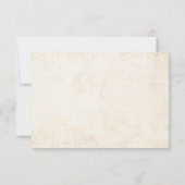 ボヘミアンシックフローラテラコッタ結婚ズ 出欠カード (裏面)