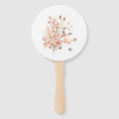 ボヘミアンシックフローラ結婚ズ ハンドファン (裏面)