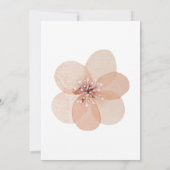 ボヘミアンシックフローラ結婚ズ 招待状 (裏面)