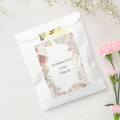 ボヘミアンシックフローラ結婚式の引き出物バッグ フェイバーバッグ (封をした状態)