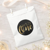 ボヘミアンシック反抗的な子ども | Tribal Gold Foil フェイバーバッグ (クリップ留めされた状態)