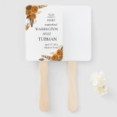 ボヘミアンシック結婚フローラズハンドファン ハンドファン (正面&裏面)