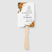 ボヘミアンシック結婚フローラズハンドファン ハンドファン (正面)