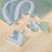 ボヘミアンシャビーシックマンダラドットアートデザイン ジグソーパズル (側面)