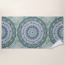 ボヘミアンシャビーシックマンダラドットアートデザイン