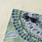 ボヘミアンシャビーシックマンダラドットアートデザイン ビーチタオル (インサイチュ)