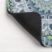 ボヘミアンシャビーシックマンダラドットアートデザイン マウスパッド (コーナー)