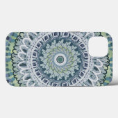 ボヘミアンシャビーシックマンダラドットアートデザイン Case-Mate iPhoneケース (裏面 (横))