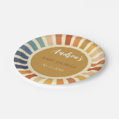 ボヘミアンシャワー70sボホサンシャインボヘミアン ペーパープレート (アングル)