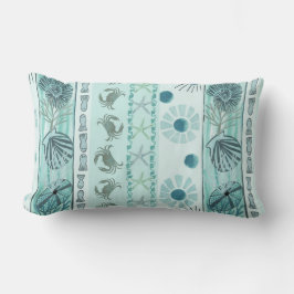 ボヘミアンシーサイドウォーター色 ランバークッション