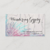 ボヘミアンジプシー羽素朴オンウッドボホシック 名刺 (正面)