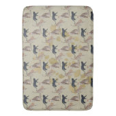 ボヘミアンジャガーとヒョウの猫柄 バスマット (正面縦)