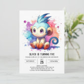 ボヘミアンジョイモンキー誕生日 招待状 (スタンド正面)