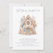 ボヘミアンジンジャーブレッドハウスメリークリスマス 招待状 (正面)