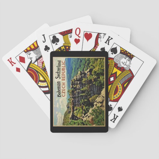 ボヘミアンスイスチェコ トランプ (裏面)