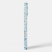 ボヘミアンスカイアンドターコイズブルーフラクタルデザイン Case-Mate iPhoneケース (裏面 / 右)