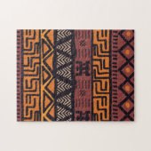 ボヘミアンスタイルのアフリカ民族の雰囲気 ジグソーパズル (横)