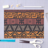 ボヘミアンスタイルのアフリカ民族の雰囲気 薄葉紙 (クラフト)