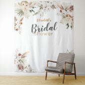 ボヘミアンスタイルのウェディングシャワー バックドロップ バナー タペストリー (インサイチュ)