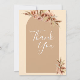 ボヘミアンスタイルのウェディング/ベビー お礼 招待状