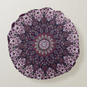 ボヘミアンスタイルのピロー ラウンドクッション (裏面)