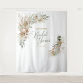 ボヘミアンスタイルのブライダルシャワー ウェディングシャワー装飾 タペストリー (正面)