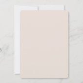 ボヘミアンスタイルのモダンな結婚式のSave the Dateカード セーブザデート (裏面)