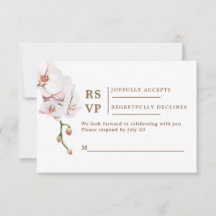 ボヘミアンスタイルの結婚式出欠確認カード