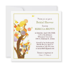 ボヘミアンスタイルツリーズモダンブライダルシャワー