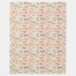 ボヘミアンスタイルパステル フリースブランケット