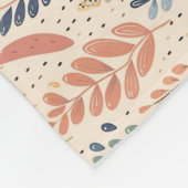 ボヘミアンスタイルパステル フリースブランケット (角)