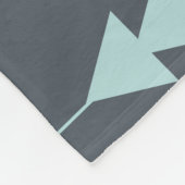 ボヘミアンスタイルボホ：民族的シームレスなパターン フリースブランケット (角)