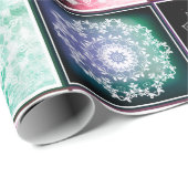 ボヘミアンスタイルマンダラ抽象デザイン ラッピングペーパー (ロールコーナー)