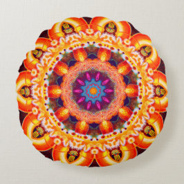 ボヘミアンスタイルラウンド装飾用クッション ラウンドクッション