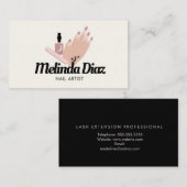 ボヘミアンタトゥーハンドネイルアートサロン名刺 名刺 (正面/裏面)