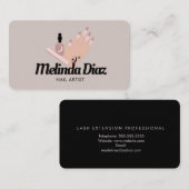 ボヘミアンタトゥーハンドネイルアートサロン   名刺 (正面/裏面)