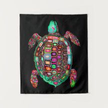 ボヘミアンタートルウォールタペストリー