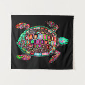 ボヘミアンタートルウォールタペストリー タペストリー (正面(横))