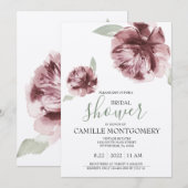 ボヘミアンダスティバラブライダルシャワー招待 招待状 (正面/裏面)