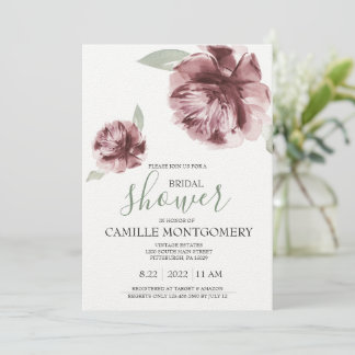 ボヘミアンダスティバラブライダルシャワー招待 招待状