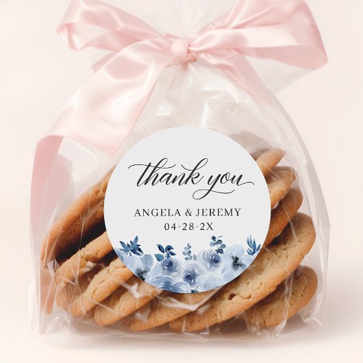 ボヘミアンダスティブルーフローラありがとう ラウンドシール