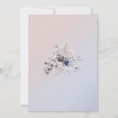 ボヘミアンダスティブルー結婚式招待状 招待状 (裏面)