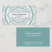 ボヘミアンチックヘンナメエンディ曼荼羅図 名刺 (正面/裏面)