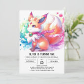 ボヘミアンチャイルド フォックス バースデー 招待状 (スタンド正面)