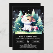 ボヘミアンチルドレン誕生日 招待状 (正面/裏面)